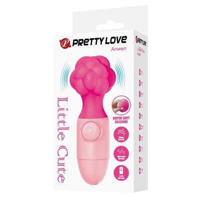 PRETTY LOVE ANWEN MINI MASAJEADOR RECARGABLE ROSA