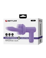 PRETTY LOVE VITO PISTOLA DE MASAJE CON EMPUJE 5 MODOS MORADO