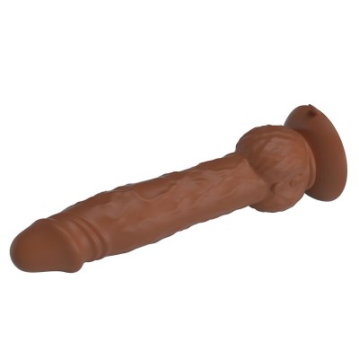 PRETTY LOVE EREN DILDO VIBRADOR CON EMPUJE 205 CM O 45 CM MARRON