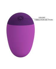 PRETTY LOVE ESTIMULADOR DE CLITORIS 7 MODOS RECARGABLE FORMA ROSA MORADA