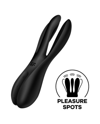SATISFYER THREESOME 2 VIBRADOR NEGRO SATISFYER THREESOME 2 VIBRADOR NEGRO
