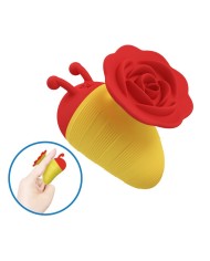 PRETTY LOVE LITTLE BEE ESTIMULADOR DE CLITORIS 7 MODOS RECARGABLE ROJO AMARILLO