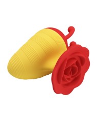 PRETTY LOVE LITTLE BEE ESTIMULADOR DE CLITORIS 7 MODOS RECARGABLE ROJO AMARILLO