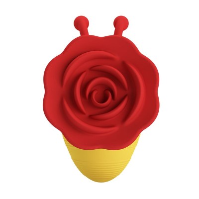 PRETTY LOVE LITTLE BEE ESTIMULADOR DE CLITORIS 7 MODOS RECARGABLE ROJO AMARILLO