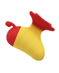 PRETTY LOVE LITTLE BEE ESTIMULADOR DE CLITORIS 7 MODOS RECARGABLE ROJO AMARILLO