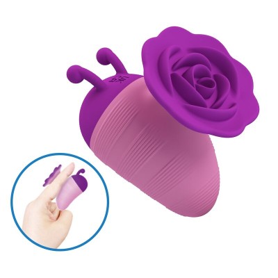PRETTY LOVE LITTLE BEE ESTIMULADOR DE CLITORIS 7 MODOS RECARGABLE MORADO ROSA