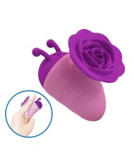 PRETTY LOVE LITTLE BEE ESTIMULADOR DE CLITORIS 7 MODOS RECARGABLE MORADO ROSA