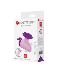 PRETTY LOVE LITTLE BEE ESTIMULADOR DE CLITORIS 7 MODOS RECARGABLE MORADO ROSA