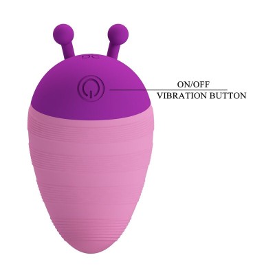 PRETTY LOVE LITTLE BEE ESTIMULADOR DE CLITORIS 7 MODOS RECARGABLE MORADO ROSA