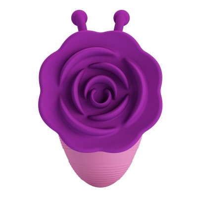 PRETTY LOVE LITTLE BEE ESTIMULADOR DE CLITORIS 7 MODOS RECARGABLE MORADO ROSA