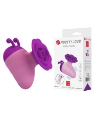 PRETTY LOVE LITTLE BEE ESTIMULADOR DE CLITORIS 7 MODOS RECARGABLE MORADO ROSA