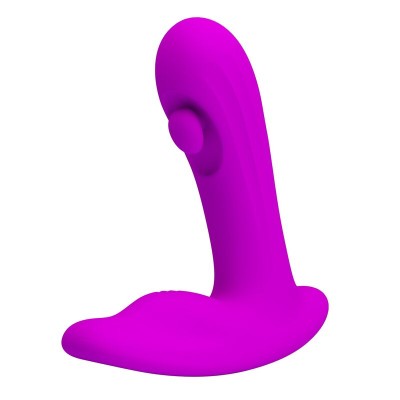 PRETTY LOVE BAUER MASAJEADOR DE PROSTATA 12 MODOS RECARGABLE MORADO
