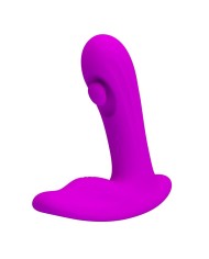 PRETTY LOVE BAUER MASAJEADOR DE PROSTATA 12 MODOS RECARGABLE MORADO