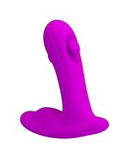 PRETTY LOVE BAUER MASAJEADOR DE PROSTATA 12 MODOS RECARGABLE MORADO