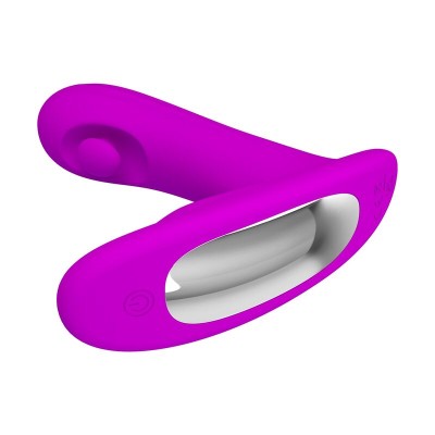 PRETTY LOVE BAUER MASAJEADOR DE PROSTATA 12 MODOS RECARGABLE MORADO