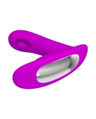 PRETTY LOVE BAUER MASAJEADOR DE PROSTATA 12 MODOS RECARGABLE MORADO