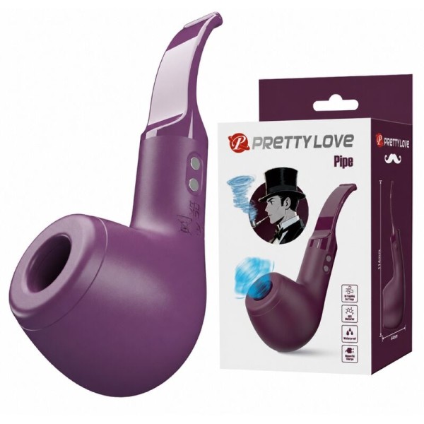 PRETTY LOVE PIPE ESTIMULADOR CON 10 MODOS DE GOLPETEO MORADO