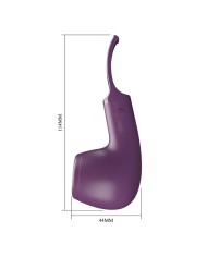 PRETTY LOVE PIPE ESTIMULADOR CON 10 MODOS DE GOLPETEO MORADO
