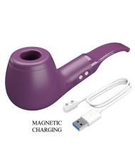 PRETTY LOVE PIPE ESTIMULADOR CON 10 MODOS DE GOLPETEO MORADO