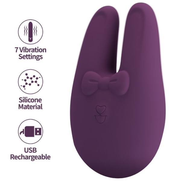 ROMANCE BUNNY ESTIMULADOR EXTERNO 7 MODOS DE VIBRACION