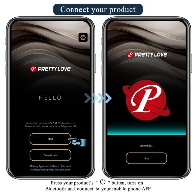 PRETTY LOVE ANTHONY VIBRADOR ANAL Y PERINEAL APP CONTROL NEGRO