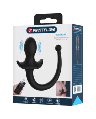 PRETTY LOVE ANTHONY VIBRADOR ANAL Y PERINEAL APP CONTROL NEGRO