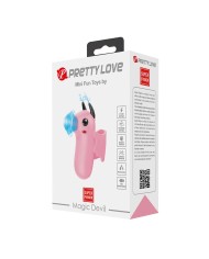 PRETTY LOVE MAGIC DEVIL ESTIMULADOR DE DEDO RECARGABLE ROSA