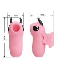 PRETTY LOVE MAGIC DEVIL ESTIMULADOR DE DEDO RECARGABLE ROSA