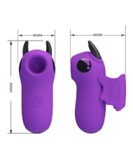 PRETTY LOVE MAGIC DEVIL ESTIMULADOR DE DEDO RECARGABLE MORADO