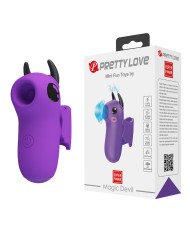 PRETTY LOVE MAGIC DEVIL ESTIMULADOR DE DEDO RECARGABLE MORADO