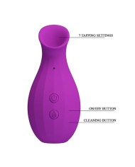 PRETTY LOVE MAGIC BOTTLE SUCCIONADOR DE CLITORIS RECARGABLE MORADO