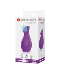 PRETTY LOVE MAGIC BOTTLE SUCCIONADOR DE CLITORIS RECARGABLE MORADO