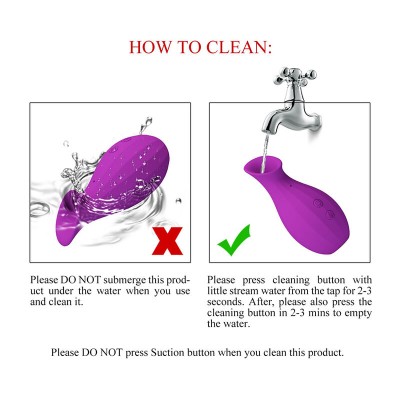 PRETTY LOVE MAGIC BOTTLE SUCCIONADOR DE CLITORIS RECARGABLE MORADO