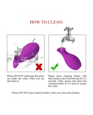 PRETTY LOVE MAGIC BOTTLE SUCCIONADOR DE CLITORIS RECARGABLE MORADO