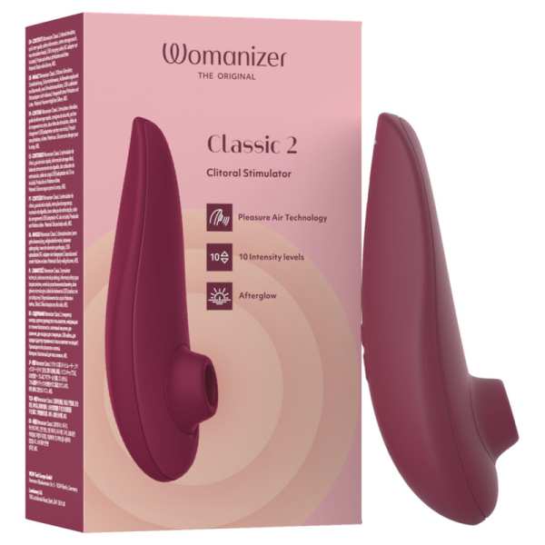WOMANIZER CLASSIC 2 ESTIMULADOR DE CLITORIS BURDEOS