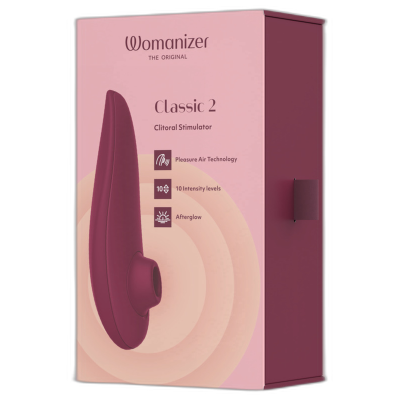 WOMANIZER CLASSIC 2 ESTIMULADOR DE CLITORIS BURDEOS