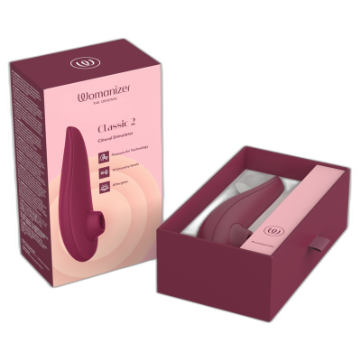 WOMANIZER CLASSIC 2 ESTIMULADOR DE CLITORIS BURDEOS