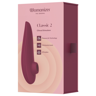 WOMANIZER CLASSIC 2 ESTIMULADOR DE CLITORIS BURDEOS