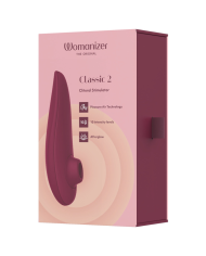 WOMANIZER CLASSIC 2 ESTIMULADOR DE CLITORIS BURDEOS