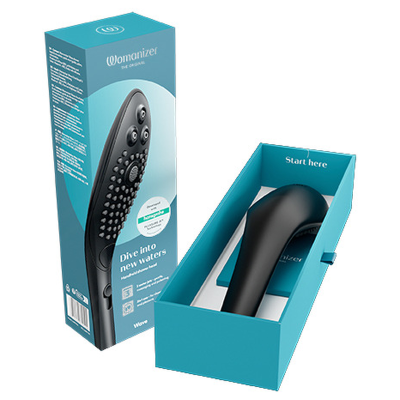 WOMANIZER WAVE CABEZAL DE DUCHA ESTIMULADOR DE CLITORIS NEGRO