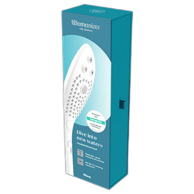 WOMANIZER WAVE CABEZAL DE DUCHA ESTIMULADOR DE CLITORIS BLANCO