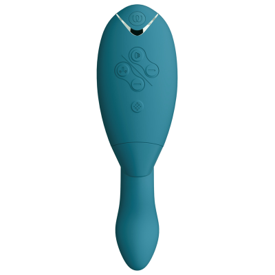WOMANIZER DUO 2 ESTIMULADOR AZUL PETROLEO