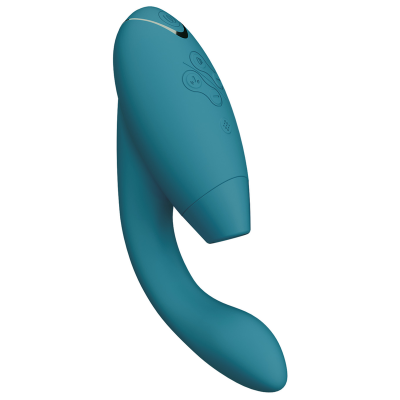 WOMANIZER DUO 2 ESTIMULADOR AZUL PETROLEO
