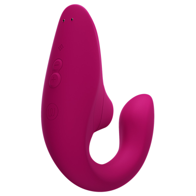 WOMANIZER BLEND ESTIMULADOR VIBRADOR RABBIT FUCSIA