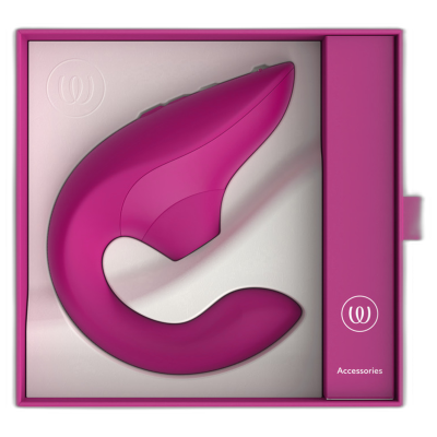WOMANIZER BLEND ESTIMULADOR VIBRADOR RABBIT FUCSIA