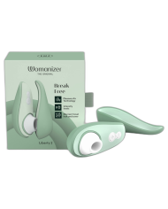 WOMANIZER LIBERTY 2 ESTIMULADOR SUCCIONADOR CLITORIS VERDE CLARO