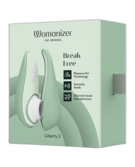 WOMANIZER LIBERTY 2 ESTIMULADOR SUCCIONADOR CLITORIS VERDE CLARO