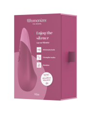 WOMANIZER VIBE VIBRADOR LAY ON SILENCIOSO ROSA OSCURO