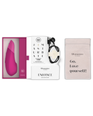 WOMANIZER ENHANCE ESTIMULADOR DE CLITORIS ROSA VIBRANTE