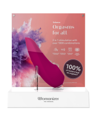 WOMANIZER ENHANCE ESTIMULADOR DE CLITORIS ROSA VIBRANTE